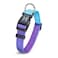 Roses&Poetry RosesPoetry Reflective Dog Collar with Gradient Violet Adjustable Durable Pet Collars for Small Medium Large Dogs VioletM