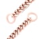 RUMYPET Rose Gold Dog Chain Collar 11mm15mm19mm Stainless Steel Cuban Link Chain Collar for Small Medium Large Dogs15mm12inch