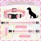 Sadnyy 6 Pcs Holiday Easter Day Dog Collars with Safety Plastic Buckle Adjustable Cute Pet Collar for Female and Male Large Small Medium Dogs for Valentine St Patricks DayM Size