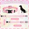 Sadnyy 6 Pcs Holiday Easter Day Dog Collars with Safety Plastic Buckle Adjustable Cute Pet Collar for Female and Male Large Small Medium Dogs for Valentine St Patricks DayM Size