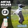 SCENEREAL Airtag Dog Collar for Small Medium Dogs Dog Collar with Durable Airtag Holder Compatible Apple Air Tag AntiLost Adjustable Soft Comfortable Unique Style Green M