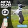 SCENEREAL Airtag Dog Collar for Small Medium Dogs Dog Collar with Durable Airtag Holder Compatible Apple Air Tag AntiLost Adjustable Soft Comfortable Unique Style Yellow M