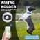 SCENEREAL Airtag Dog Collar for Small Medium Dogs Dog Collar with Durable Airtag Holder Compatible Apple Air Tag AntiLost Adjustable Soft Comfortable Unique Style Yellow XS