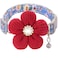 COZIRAE Small Dog Collar with Flower Spring Dog Collar for Girl Dog Collars for Small Dogs Cute Dog Collar with Bell Adjustable Length