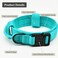 CADONO Tactical Dog Collar Adjustable Military Training Nylon Dog Collar with Control Handle and Heavy QuickRelease Metal Buckle for Small Medium Large Dogs Blue L