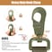 Antswish Tactical Dog Collar Leash Set Adjustable Military Training Nylon Collar Dog Training with Control Handleand Metal Buckle Dog Collar for Medium Large Dogs GreenXL