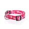 TAIDA Dog Collar Nylon Camouflage Adjustable Collar 1 Inch Wide for Large Medium Dog Red