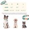 Thankspaw Adjustable Bow Tie Dog Collar Printed Cute Patterns Spring Summer Soft Pet Collars for Small Medium Large Dogs
