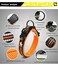 TRUE LOVE Dog Collar Reflective Premium Duraflex BuckleHigh Grade Nylon Webbing No Choke Basic Collars TLC5011OrangeM