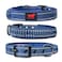 Tuff Pupper Heavy Duty Dog Collar with Handle Ballistic Nylon Heavy Duty Collar Padded Reflective Dog Collar with Adjustable Stainless Steel Hardware Convenient Sizing for All Breeds