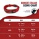 Tuff Pupper Heavy Duty Dog Collar with Handle Ballistic Nylon Heavy Duty Collar Padded Reflective Dog Collar with Adjustable Stainless Steel Hardware Convenient Sizing for All Breeds