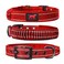 Tuff Pupper Heavy Duty Dog Collar with Handle Ballistic Nylon Heavy Duty Collar Padded Reflective Dog Collar with Adjustable Stainless Steel Hardware Convenient Sizing for All Breeds