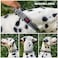 Tuff Pupper Heavy Duty Dog Collar with Handle Ballistic Nylon Heavy Duty Collar Padded Reflective Dog Collar with Adjustable Stainless Steel Hardware Convenient Sizing for All Breeds