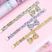 Tunkoo Dog Collar Floral with Elegant Bow Tie Soft Comfy Cotton Adjustable Collar Premium Metal Buckle for Puppy and Cat Small Medium LargeGreen FlowersS