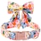 Unique style paws Cartoon Dog Collar with Bowtie Spring Summer Puppy Collar with Flower for Small Medium Large Boys Girls Dogs