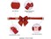 Unique style paws Silk Halloween Dog Collar Adjustable Durable Dog Collar with Bow Holiday Bowtie Collar for XSmall Puppy and Cats