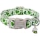 Unique style paws St Patricks Day Dog Collar Plastic Buckle Collar with Pendant Green Lucky Magic Hat Gift for Small Medium Large Boys Girls Dogs
