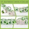 Unique style paws St Patricks Day Dog Collar Plastic Buckle Collar with Pendant Green Lucky Magic Hat Gift for Small Medium Large Boys Girls Dogs