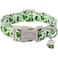 Unique style paws St Patricks Day Dog Collar Plastic Buckle Collar with Pendant Green Lucky Magic Hat Gift for Small Medium Large Boys Girls Dogs