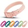 Wisedog Waterproof Dog Collar Multiple Adjust 7 to 236 Soft Rubber Coated Webbing and Easy to Clean for Small Medium Large Dogs L1519 1 in Gossamer Pink