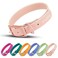 Wisedog Waterproof Dog Collar Multiple Adjust 7 to 236 Soft Rubber Coated Webbing and Easy to Clean for Small Medium Large Dogs L1519 1 in Gossamer Pink