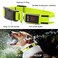 YFbrite Ultra Light Adjustable LED Dog Collar Light up Dog Collars Rechargeable Glowing in The Dark Collars Visiblity Safety for Small Medium Large Dogs Green XLarge