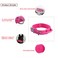 Yunleparks Tactical Dog Collar with Heavy Duty Metal Buckle and Control Handle for Medium Large Dogs TrainingPink Medium