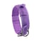 Yunleparks Tactical Dog Collar with Heavy Duty Metal Buckle and Control Handle for Medium Large Dogs TrainingPurple Medium