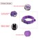 Yunleparks Tactical Dog Collar with Heavy Duty Metal Buckle and Control Handle for Medium Large Dogs TrainingPurple Medium
