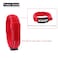 Yunleparks Tactical Dog Collar with Heavy Duty Metal Buckle and Control Handle for Medium Large Dogs TrainingRed Large