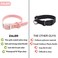 ZALER Waterproof Dog Collar Adjustable Odor Proof Dog Collars Easy to Clean Soft Comfortable Pet Collars for Large Medium Small Dogs Pink MLength114154 Width075