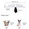 ZTON Bowtie for Little Puppy Handcrafted Adjustable Formal Collar Neck Tie for Dogs Cats L Black