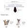 ZTON Bowtie for Little Puppy Handcrafted Adjustable Formal Collar Neck Tie for Dogs Cats L Black