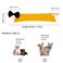 ZTON Handcrafted Adjustable Formal Pet Bowtie Collar Neck Tie for Dogs Cats S Black 1