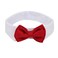 ZTON Handcrafted Adjustable Formal Pet Bowtie Collar Neck Tie for Dogs Cats S Red