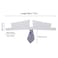 ZTON Pet Bowtie Handcrafted Adjustable Formal Collar Neck Tie for Dogs Cats L Blue Stripe