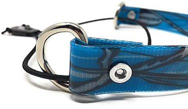 Sparky Pet Co Surefit 34 Bungee Dog Collar Waterproof Biothane ECollar Replacement Strap with Nexus Wheel Lock Fits Garmin Dogtra SportDOG Educator Blue Camo