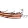 Herm Sprenger Brown Reflective Nylon Cover for UltraPlus Pinch Dog Collar for Small Medium Large Dogs Durable Protector for Dog Training Prong Collar 155in 395cm