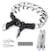 JIPIMON Prong Collar for Dogs Adjustable No Pull Dog Choke Pinch Training Collar with Comfortable Rubber Tip for Small Medium Large Dogs Medium Black