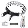 JIPIMON Prong Collar for Dogs Adjustable No Pull Dog Choke Pinch Training Collar with Comfortable Rubber Tip for Small Medium Large Dogs Medium Black