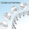Real Fancy Dog Prong Collar Training Choke Chain Adjustable Pinch Collar Links with Comfort Rubber Tips and Quick Release Snap Buckle for Small Medium Large DogsSilverL