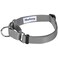 Blueberry Pet Essentials Martingale Safety Training Dog Collar Flint Gray Small Heavy Duty Nylon Adjustable Collars for Dogs