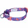 Blueberry Pet Spring Scent Inspired Rose Print Martingale Safety Training Dog Collar Irish Blue Large Heavy Duty Adjustable Collars for Dogs