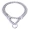 Cdipesp Dog Choker Collar Martingale Collar Training Double Row Chain Heavy Duty for Medium Large Dogs L20 Suitable for Neck 1518