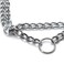 Cdipesp Dog Choker Martingale Collar Training Double Row Chain Heavy Duty Collar for Medium Large Dogs M16 Suitable for Neck 1114