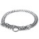 Cdipesp Dog Choker Martingale Collar Training Double Row Chain Heavy Duty Collar for Medium Large Dogs M16 Suitable for Neck 1114