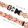 Hikiko Floral Dog Collar for Small Medium Large Dogs Adjustable Nylon Flower Martingale Collars with Quick Release Buckle Creamy NaturalM