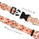 Hikiko Floral Dog Collar for Small Medium Large Dogs Adjustable Nylon Flower Martingale Collars with Quick Release Buckle Creamy NaturalM
