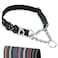 JIPIMON Martingale Collar for Dogs Reflective Stainless Steel Chain Safety Adjustable Martingale Collar for Small Medium Large Dogs Small Black