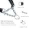 JIPIMON Martingale Collar for Dogs Reflective Stainless Steel Chain Safety Adjustable Martingale Collar for Small Medium Large Dogs Small Black